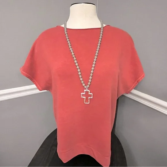 Sonoma Short Sleeved Sweatshirt NWOT - Picture 2 of 7